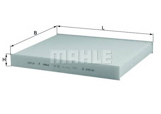 KNECHT LA 182 Фильтр, воздух во внутренно