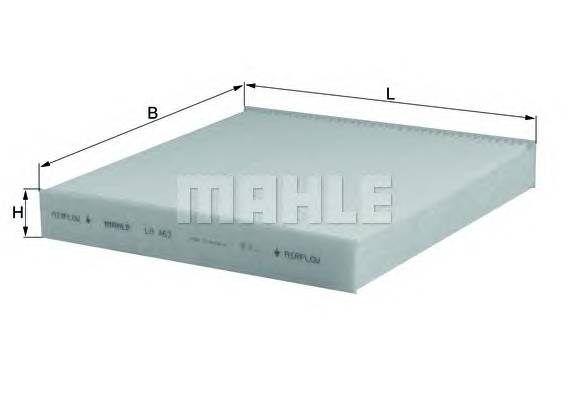 KNECHT LA 462 Фільтр, повітря у внутрішнь...