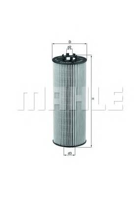 KNECHT OX 164D Масляний фільтр KNECHT OX 164D Масляний фільтр