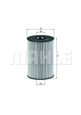 KNECHT OX 353/7D Масляный фильтр