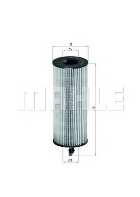 KNECHT OX 361/4D Масляный фильтр