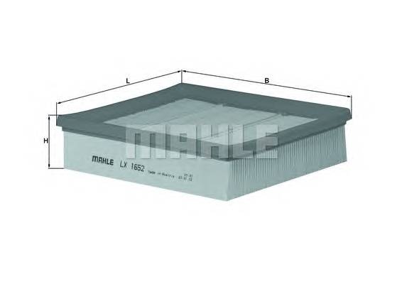 KNECHT LX 1652 Повітряний фільтр