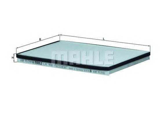 KNECHT LA 108 Фильтр, воздух во внутренно