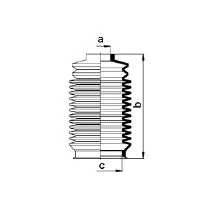 SPIDAN 83867 Пыльник, рулевое управлени