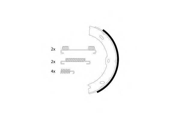 TEXTAR 91066800 Комплект тормозных колодок...