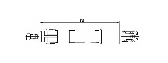 BREMI 13249A1,8 Вилка, свеча зажигания