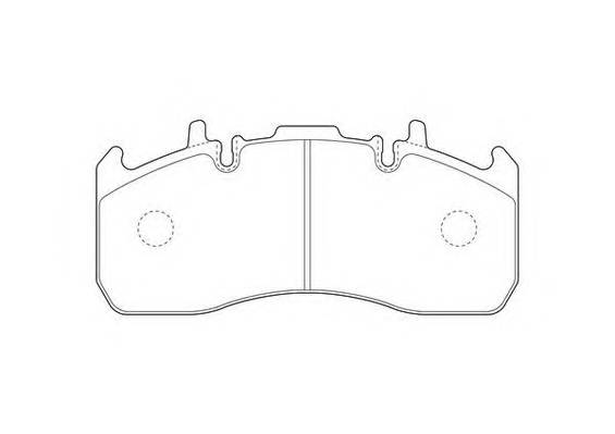 JURID 2917309560 Комплект тормозных колодок