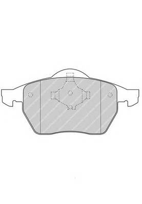 FERODO FDB1167 Комплект тормозных колодок