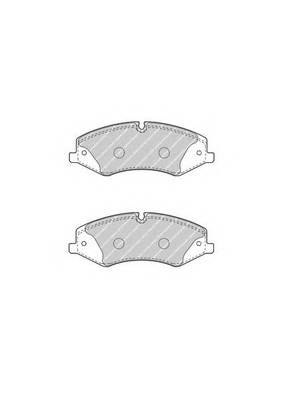 FERODO FDB4104 Комплект тормозных колодок