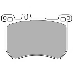 DELPHI LP2507 Комплект тормозных колодок...