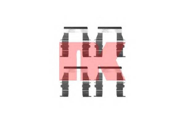 NK 7930194 Комплектуючі, колодки диск...