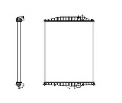 NRF 519701 Радиатор, охлаждение двига