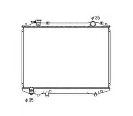 NRF 53567 Радиатор, охлаждение двига