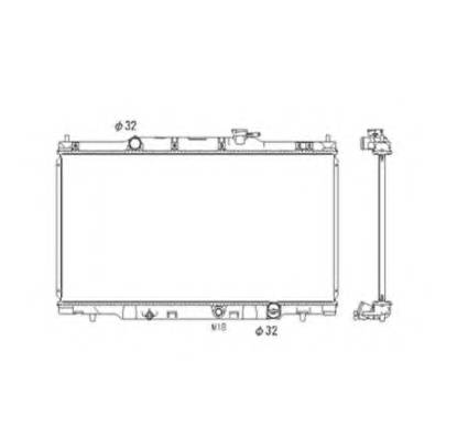 NRF 53573 Радиатор, охлаждение двига