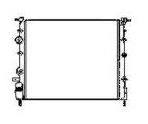 NRF 58196 Радиатор, охлаждение двига