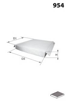 MECAFILTER EKR7097 Фильтр, воздух во внутренно