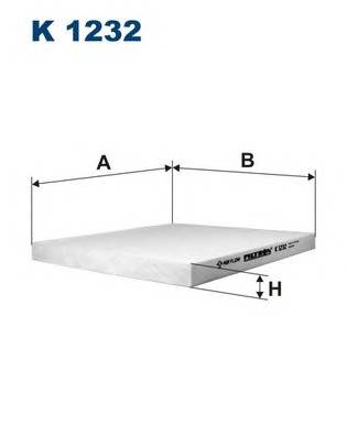 FILTRON K1232 Фильтр, воздух во внутренно