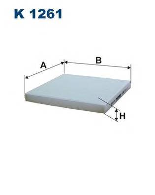 FILTRON K1261 Фильтр, воздух во внутренно...