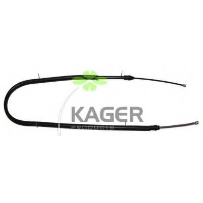 KAGER 19-0942 Трос, стоянкова гальмівна с... KAGER 19-0942 Трос, стоянкова гальмівна с...