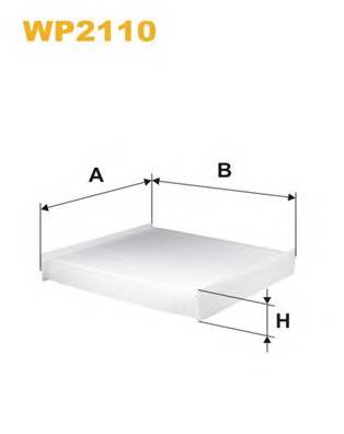 WIX FILTERS WP2110 Фильтр, воздух во внутренно