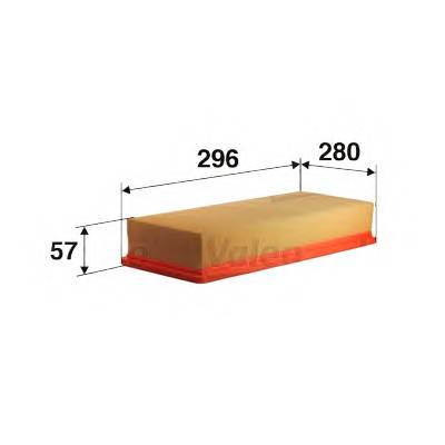 VALEO 585143 Повітряний фільтр VALEO 585143 Повітряний фільтр
