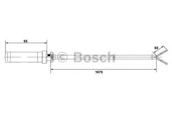 BOSCH 0 265 004 010 Датчик, частота вращения ко...