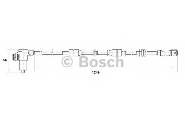 BOSCH 0 265 006 200 Датчик, частота вращения ко...