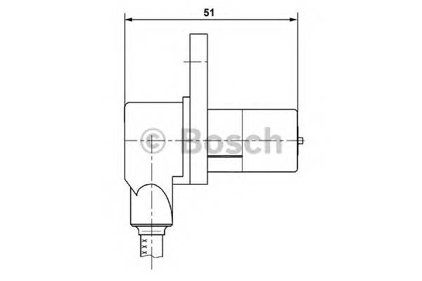 BOSCH 0 265 006 232 Датчик, частота обертання к...