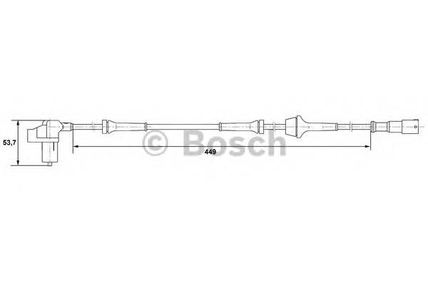 BOSCH 0 265 006 407 Датчик, частота вращения ко...