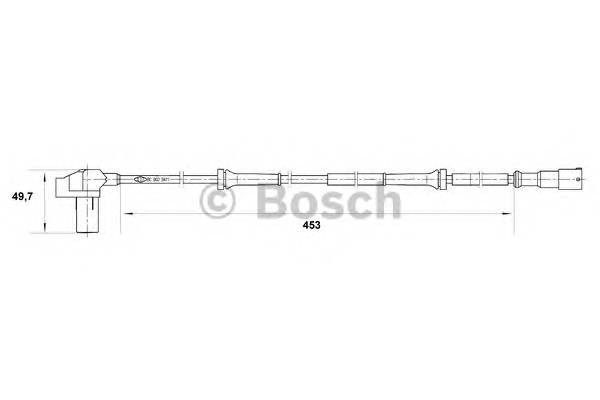 BOSCH 0 265 006 528 Датчик, частота обертання к...