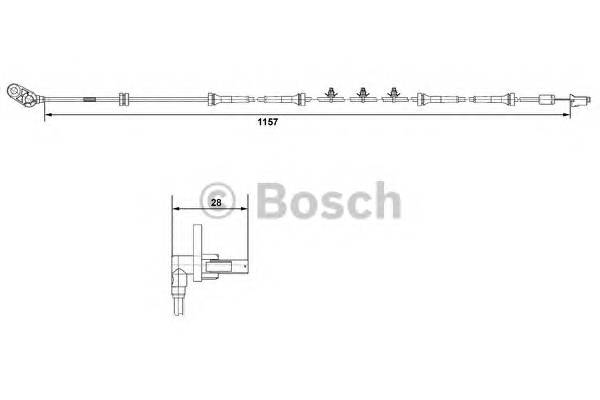BOSCH 0 265 007 463 Датчик, частота вращения ко...