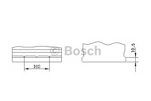 BOSCH 0 092 S40 260 Стартерная аккумуляторная 