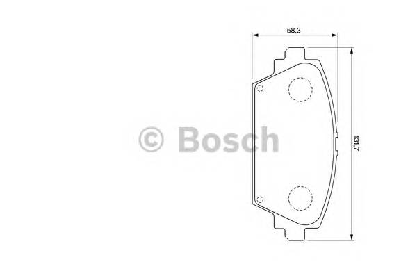 BOSCH 0 986 424 791 Комплект тормозных колодок...