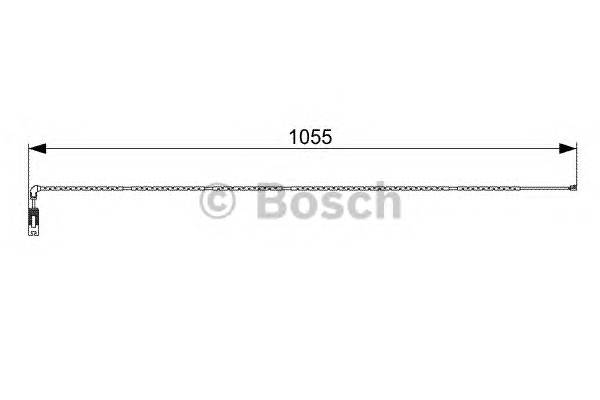 BOSCH 1 987 473 001 Сигнализатор, износ тормоз