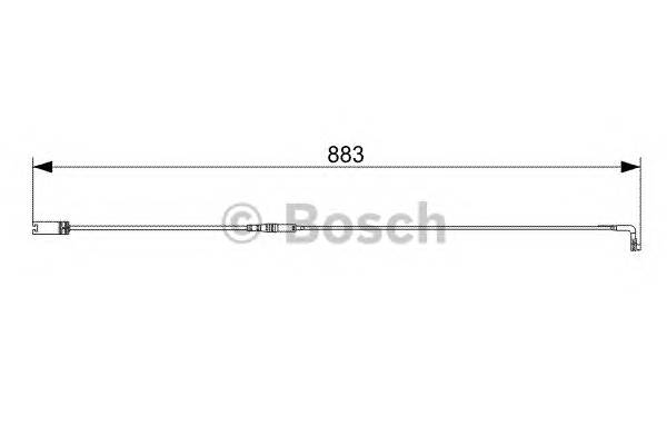 BOSCH 1 987 473 005 Сигнализатор, износ тормоз