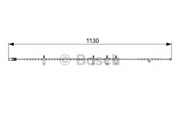 BOSCH 1 987 473 016 Сигналізатор, знос гальмів