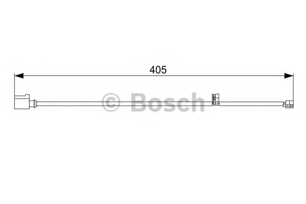 BOSCH 1 987 473 025 Сигналізатор, знос гальмів... BOSCH 1 987 473 025 Сигналізатор, знос гальмів...