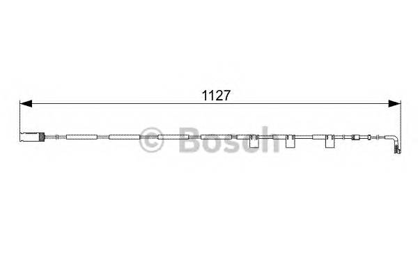 BOSCH 1 987 473 059 Сигналізатор, знос гальмів... BOSCH 1 987 473 059 Сигналізатор, знос гальмів...