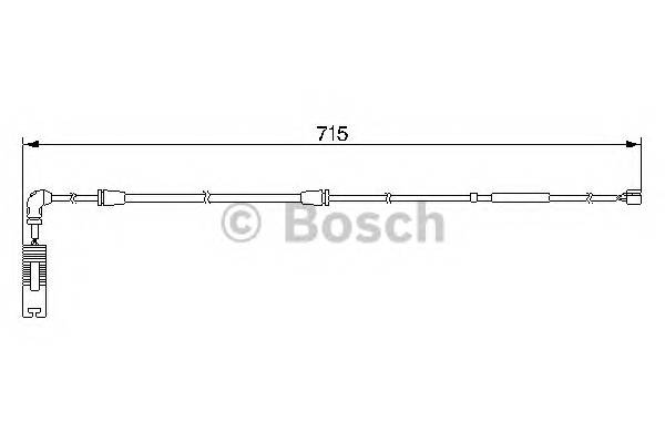 BOSCH 1 987 474 946 Сигнализатор, износ тормоз... BOSCH 1 987 474 946 Сигнализатор, износ тормоз...