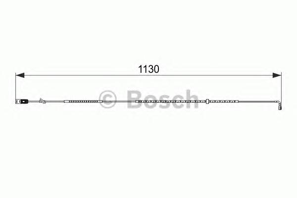 BOSCH 1 987 474 595 Сигнализатор, износ тормоз