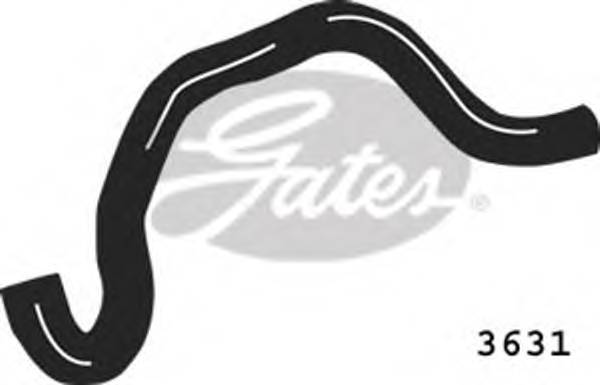 GATES 3631 Шланг радиатора
