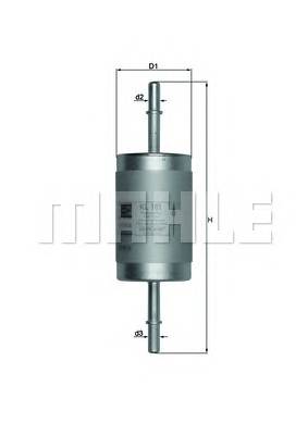 KNECHT KL 181 Топливный фильтр