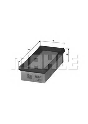 KNECHT LX 152 Воздушный фильтр