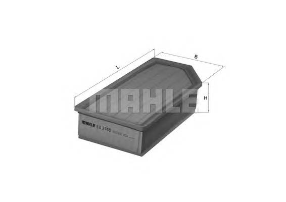 KNECHT LX 2788 Повітряний фільтр KNECHT LX 2788 Повітряний фільтр