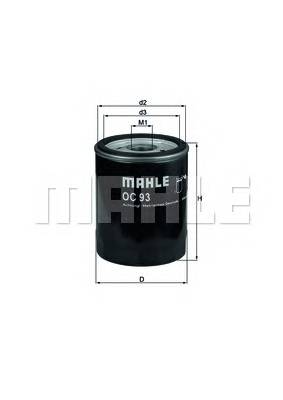 KNECHT OC 93 Масляний фільтр KNECHT OC 93 Масляний фільтр