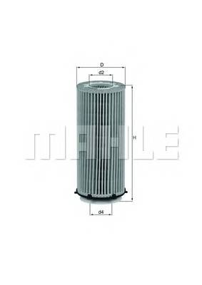 KNECHT OX 560D Масляный фильтр