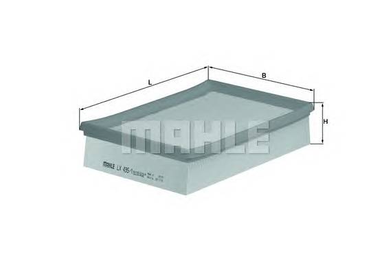 KNECHT LX 435/1 Воздушный фильтр