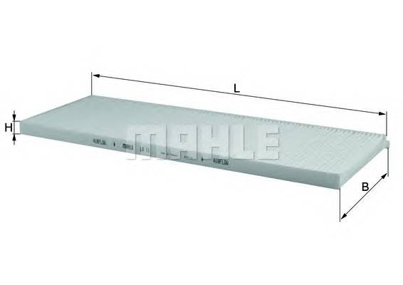 KNECHT LA 11 Фильтр, воздух во внутренно
