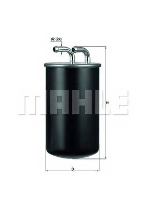 KNECHT KL 737 Паливний фільтр KNECHT KL 737 Паливний фільтр
