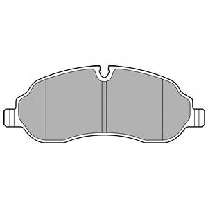 DELPHI LP3136 Гальмівні колодки, дискові DELPHI LP3136 Гальмівні колодки, дискові